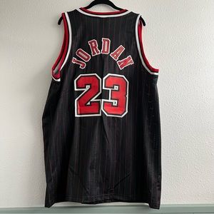 Michael Jordan Nike Chicago Bulls Black Basketball Jersey